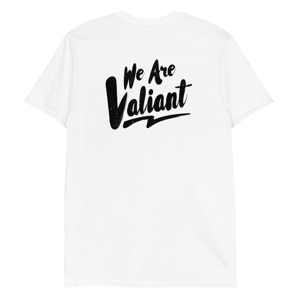 We Are Valiant - Logo Tee White