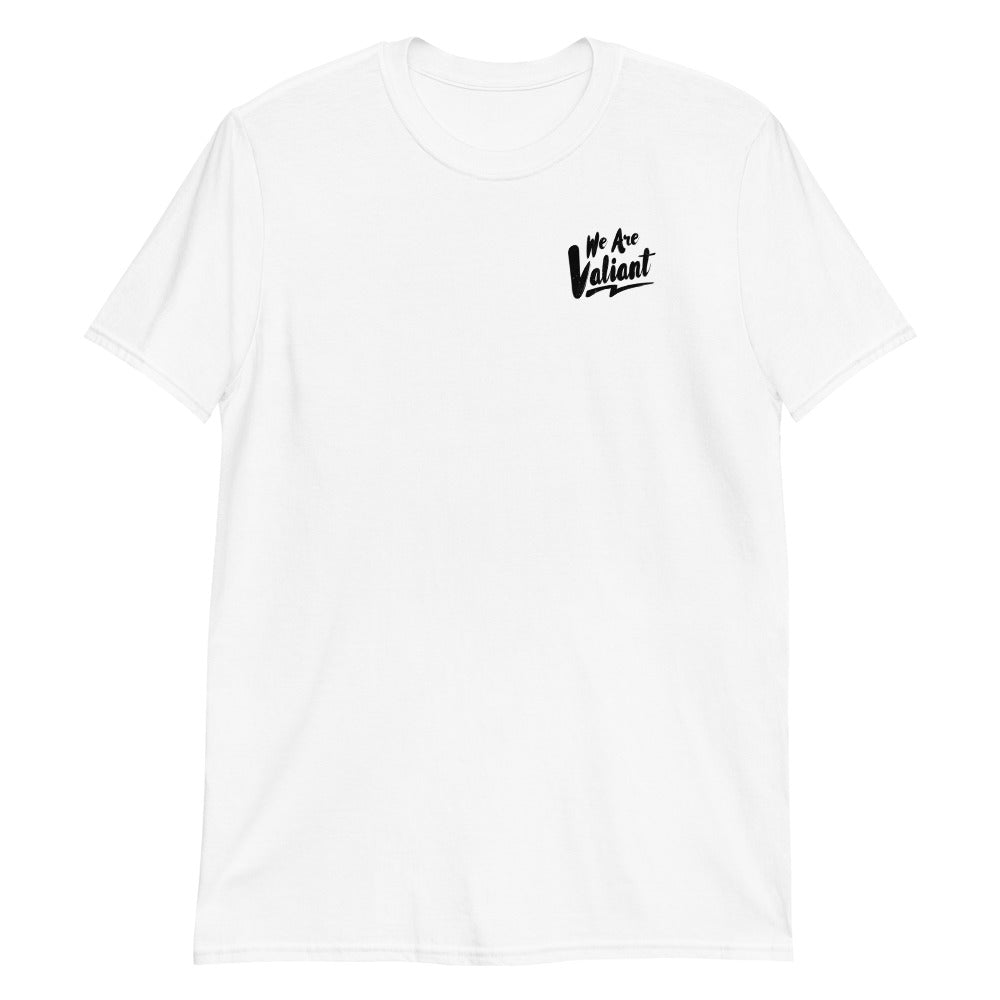 We Are Valiant - Logo Tee White