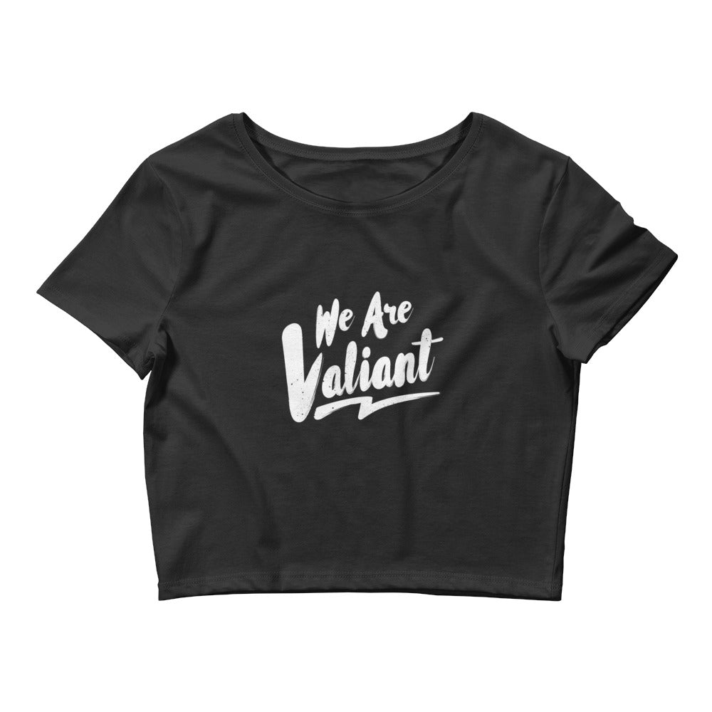 We Are Valiant - Logo Crop Top